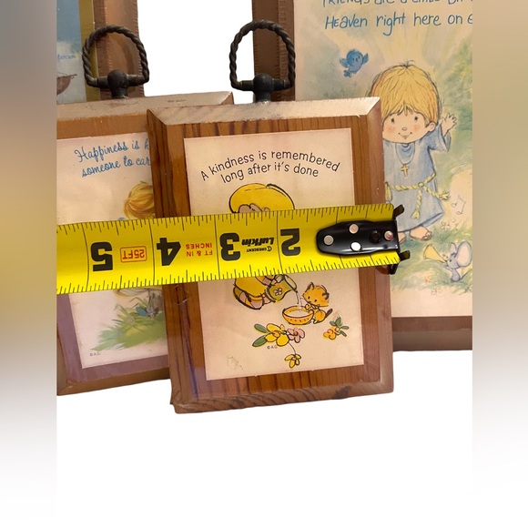 Vintage 1973 American Greetings wall plaques wrapped in original plastic - Picture 15 of 16